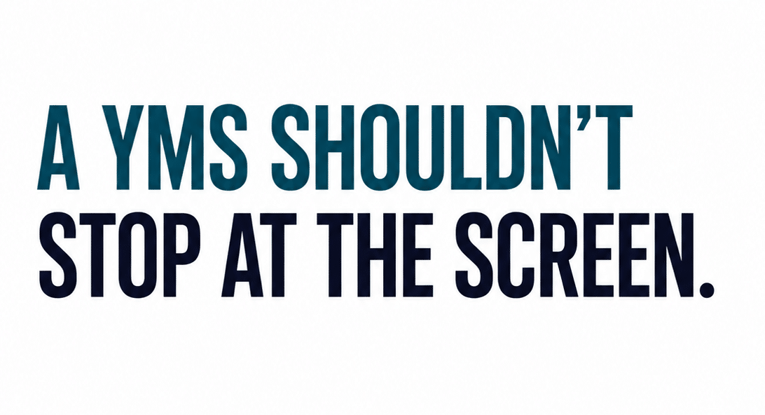 A YMS should not stop at the screen A yms should not stop at the screen 1